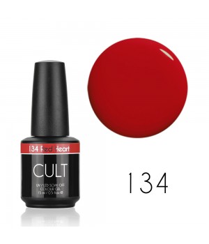 Гель лак CULT №134 Red Heart 15 мл