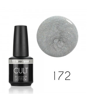 Гель лак CULT №172 Silver Sparks 15 мл