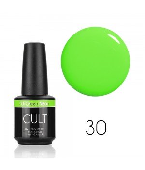 Гель лак CULT №30 Green Neon 15 мл