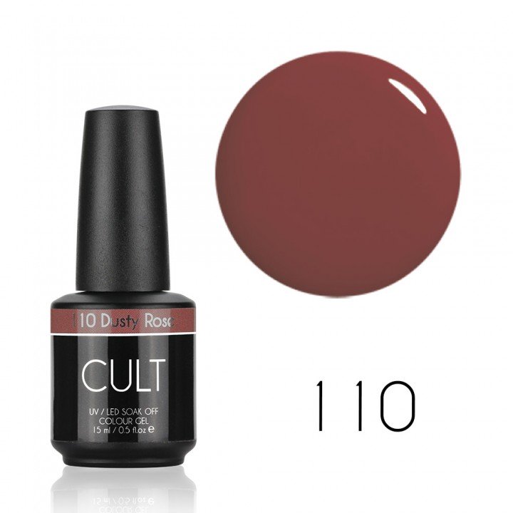 Гель лак для ногтей CULT №110 Dusty Rose