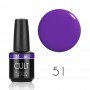 Ярко сиреневый гель лак для ногтей Cult №51 Violet