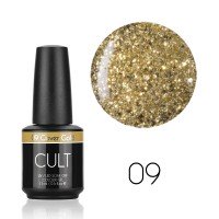 Гель лак CULT №09 Golden Cover 15 мл