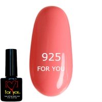 Гель лак Розовый FOR YOU № 925 8 мл