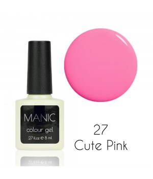 Гель лак MANIC №27 Cute Pink 8 мл