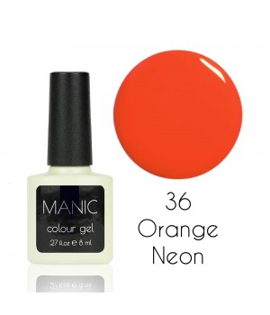 Гель лак MANIC №36 Orange Neon 8 мл