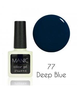 Гель лак MANIC №77 Deep Blue 8 мл