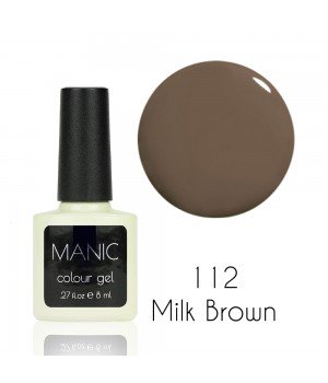 Гель лак MANIC №112 Milk Brown 8 мл