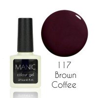 Гель лак MANIC №117 Brown Coffee 8 мл