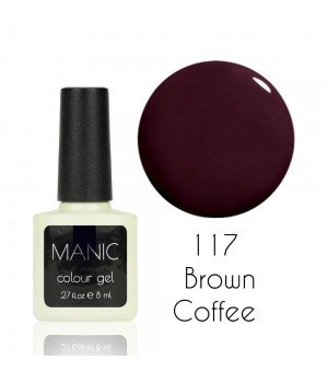 Гель лак MANIC №117 Brown Coffee 8 мл