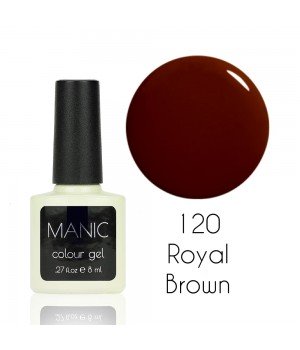Гель лак MANIC №120 Royal Brown 8 мл (ПРОМО АКЦИЯ)