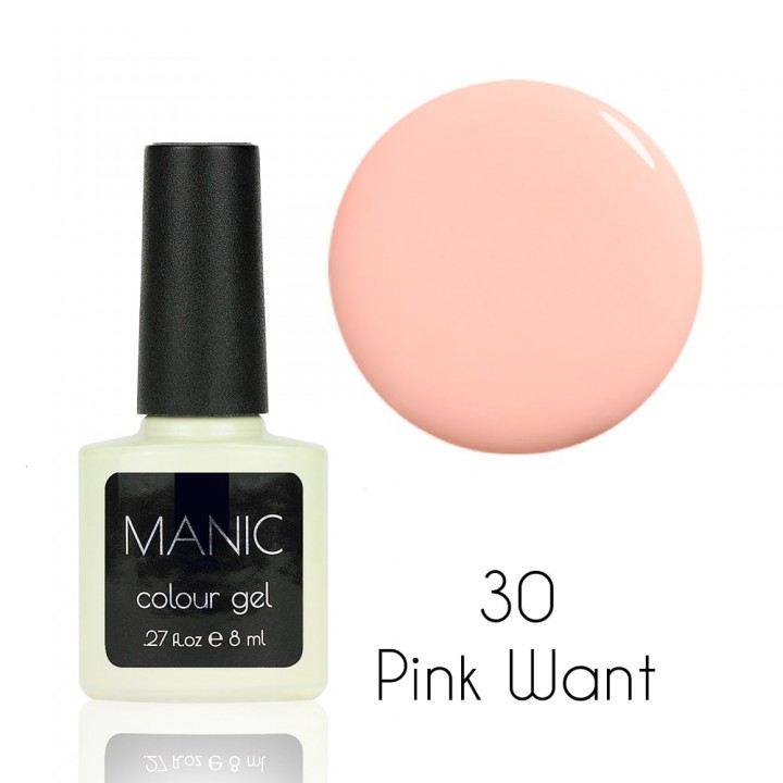 Гель лак для ногтей MANIC №30 Pink Want