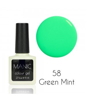 Гель лак MANIC №58 Green Mint 8 мл