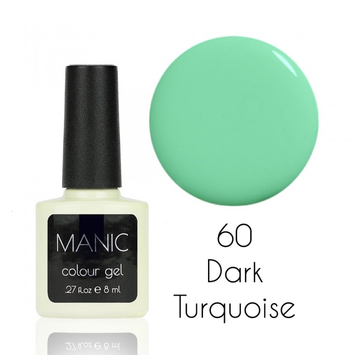 Гель лак для ногтей MANIC №60 Dark Turquoise