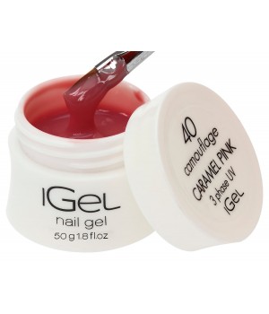 Самовыравнивающийся Гель для ногтей iGel Caramel Pink №40 50 гр