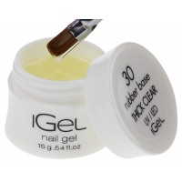 Каучуковая база iGel Rubber Base Thick Clear №30 15 гр