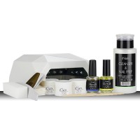 Стартовый набор для геля iGel с CCFL+UVLED гибридной лампой Diamond Crystal (ОРИГИНАЛЬНОЕ КАЧЕСТВО) 36 Вт #38