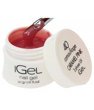 Самовыравнивающийся Гель для ногтей iGel Caramel Pink №40 30 гр