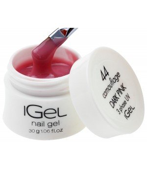 Самовыравнивающийся Гель для ногтей iGel Dark Pink №44 30 гр