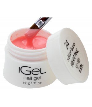 Камуфлирующая база для ногтей iGel Bright Pink №24 50 гр