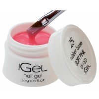 Камуфлирующая база для ногтей iGel Soft Pink №25 30 гр