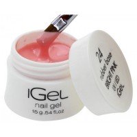 Камуфлирующая база для ногтей iGel Bright Pink №24 15 гр