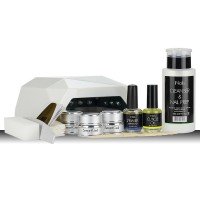 Стартовый набор для геля SmartGel с CCFL+UVLED гибридной лампой Diamond Crystal (ОРИГИНАЛЬНОЕ КАЧЕСТВО) 36 Вт #44