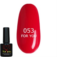 Гель лак Розово Красный FOR YOU № 053 8 мл