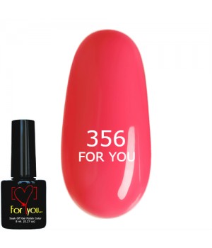 Гель лак Яркий Розовый FOR YOU № 356 8 мл