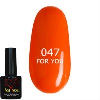 Гель лак Красный FOR YOU № 047 8 мл