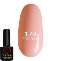 Гель лак Розовый для френча FOR YOU № 179 8 мл