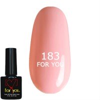 Гель лак Светло Розовый для френча FOR YOU № 183 8 мл