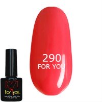 Гель лак Кислотно Розовый FOR YOU № 290 8 мл
