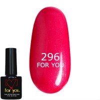 Гель лак Розовый FOR YOU № 296 8 мл
