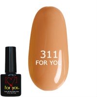 Гель лак Теплый Бежевый FOR YOU № 311 8 мл