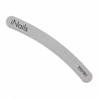 Пилка для ногтей iNails 100/180 бумеранг (КАЧЕСТВО ПРЕМИУМ!)