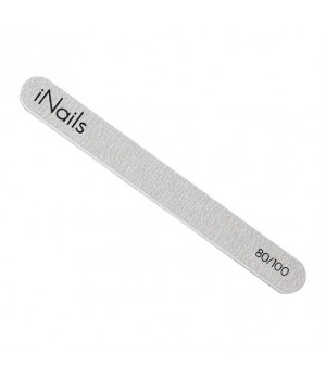 Пилка для ногтей iNails 80/100 узкая (КАЧЕСТВО ПРЕМИУМ!)