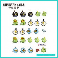 Слайдер дизайн для ногтей Angry Birds