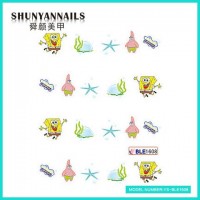 Слайдер дизайн для ногтей Мультяшки, Губка Боб, Sponge Bob, звезда