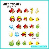 Слайдер дизайн для ногтей Птицы, Angry Birds, яйцо, шарики