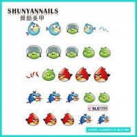 Слайдер дизайн для ногтей Птички, Angry Birds
