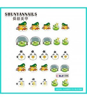 Слайдер дизайн для ногтей Мультики, Angry Birds