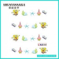 Слайдер дизайн для ногтей Мультяшки, Губка Боб, Sponge Bob, звезда