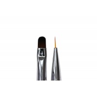 Кисть для дизайна и росписи ногтей Oval #6 / Liner #7
